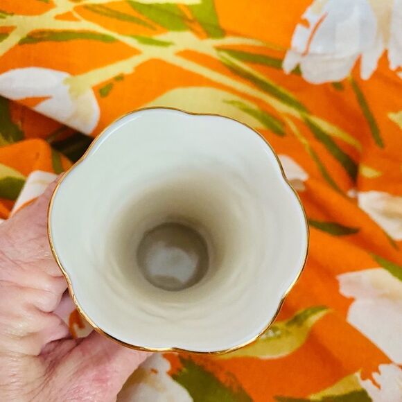 Lenox Blue Bell Porcelain Budvase 5" Bud Vase PR5 vintage - Picture 3 of 6